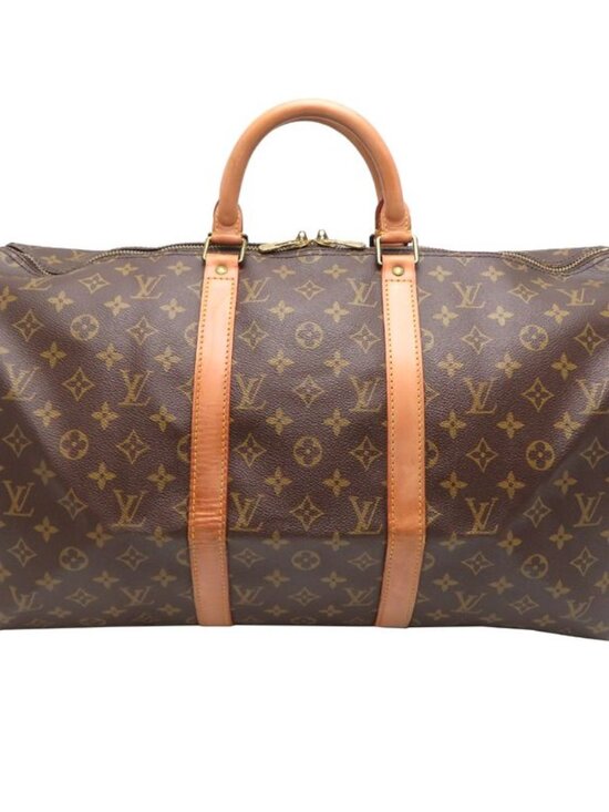 Louis Vuitton Boston Bag Leather Brown